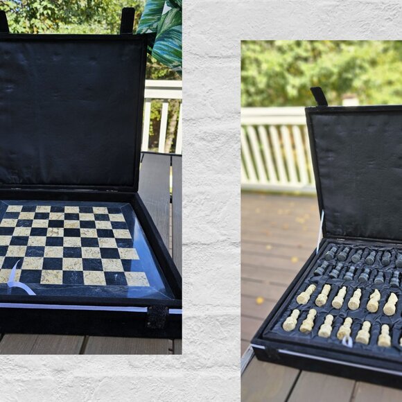 Chess set Storage Box Black Velvet Gift Box for jewelry and personal storage - Picture 17 of 17